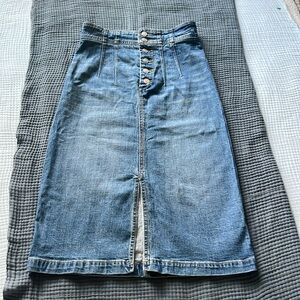 Anthropology Jean skirt